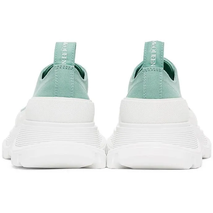 Alexander McQueen SSENSE Exclusive Green Tread Slick Sneakers