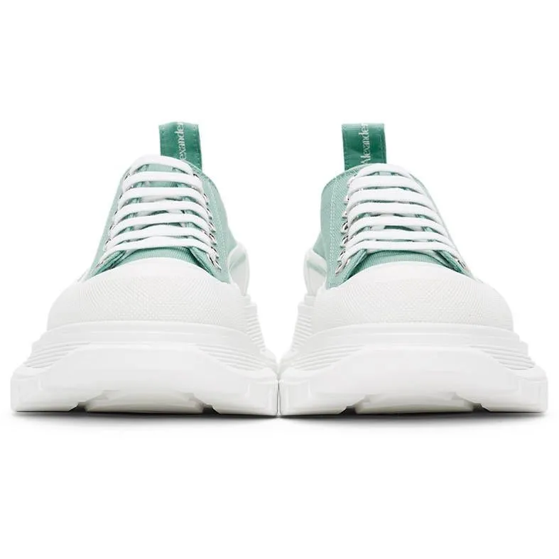Alexander McQueen SSENSE Exclusive Green Tread Slick Sneakers