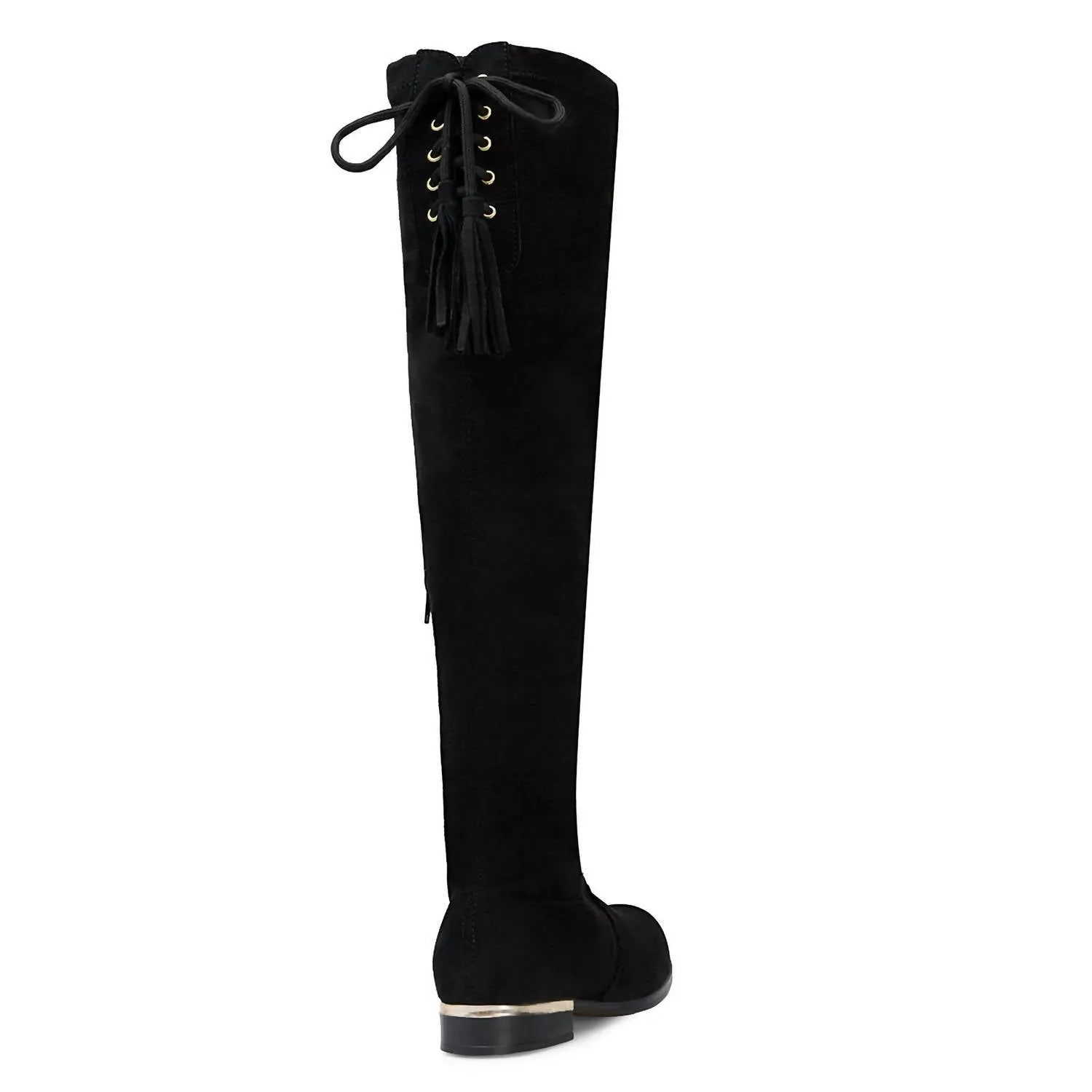 Andrea - Women's Over The Knee Low Heel Boots
