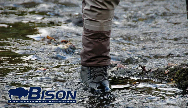 BISON BREATHABLE STOCKING FOOT FISHING WAIST WADERS M, L, XL, XXL, XXXL