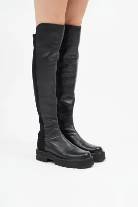 Black Leather 5050 Ultralift Boot