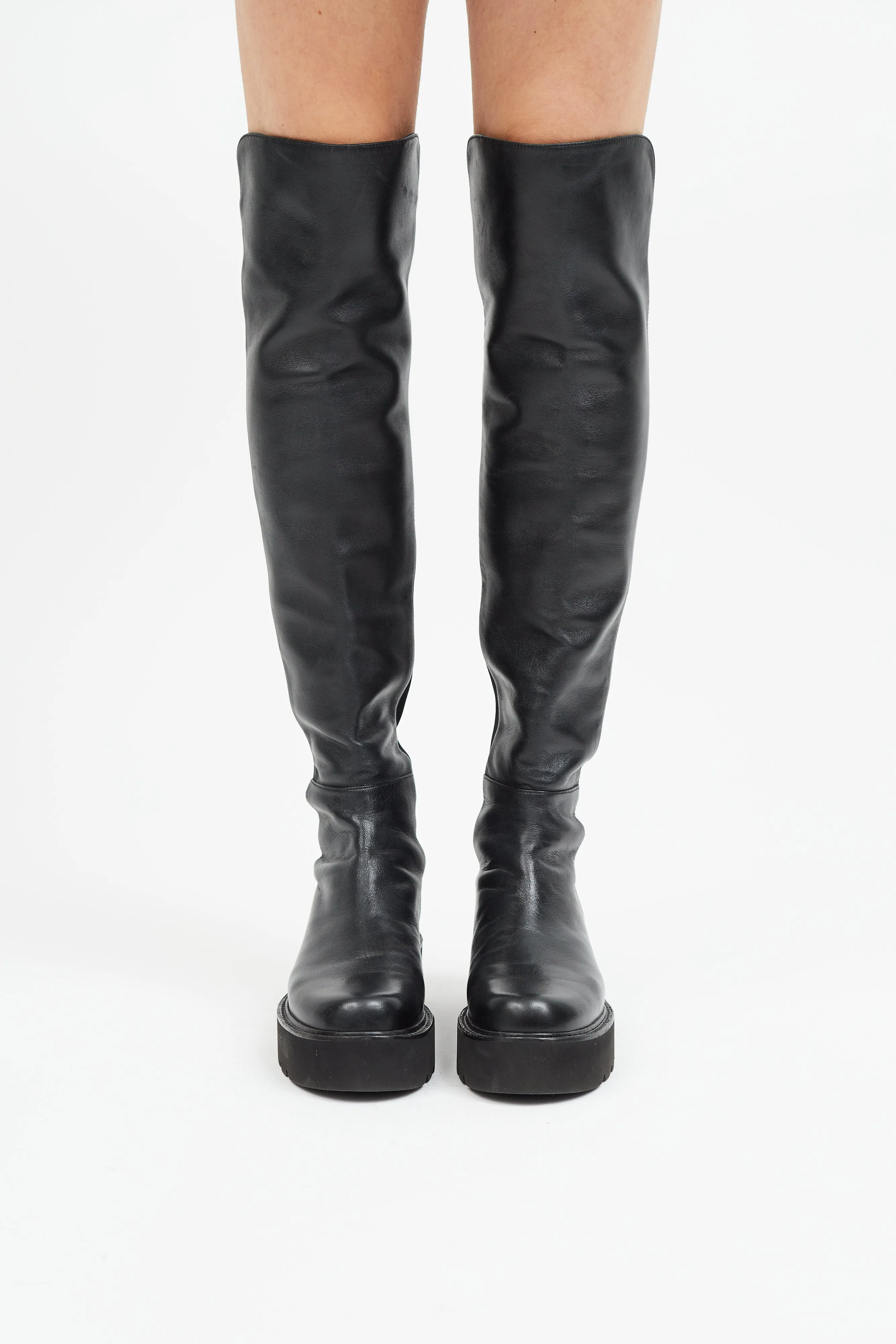 Black Leather 5050 Ultralift Boot