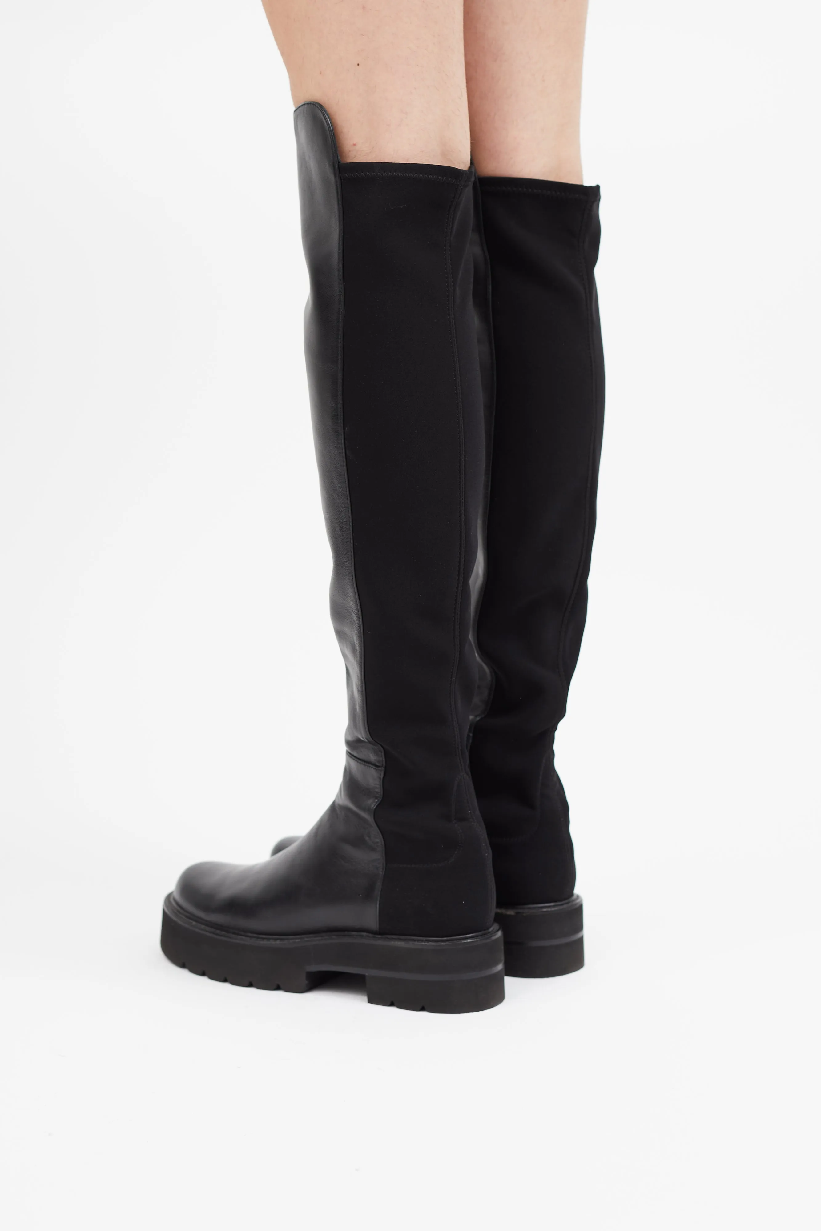 Black Leather 5050 Ultralift Boot