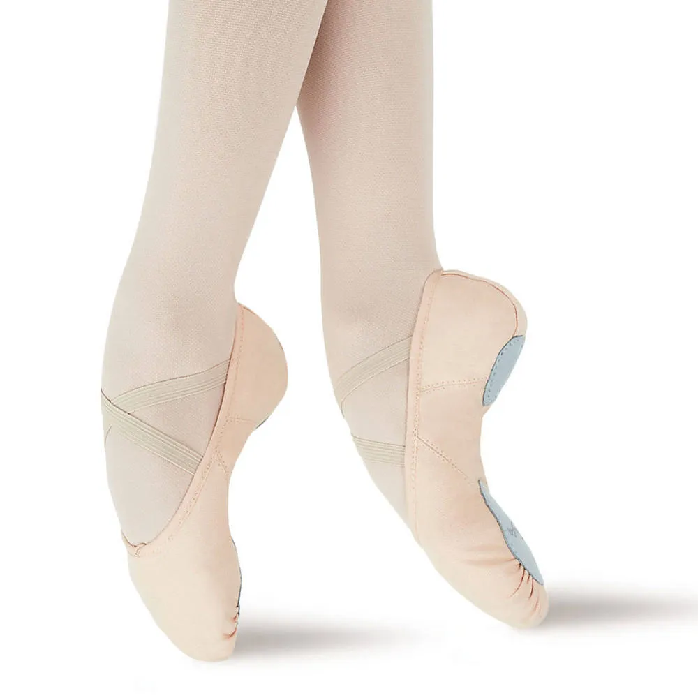 Capezio 2028 Canvas Juliet II Split-Sole Ballet Shoe - Pink
