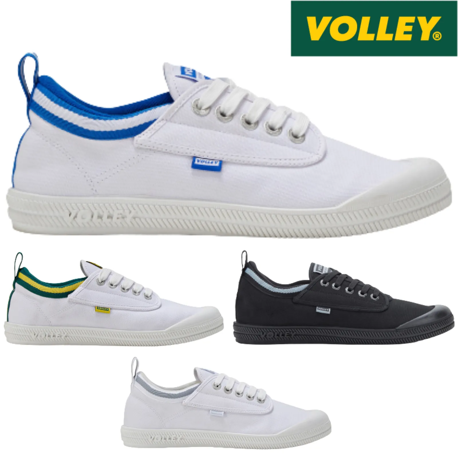 Dunlop Volleys International Mens Sneakers - Low Canvas Casual Shoes