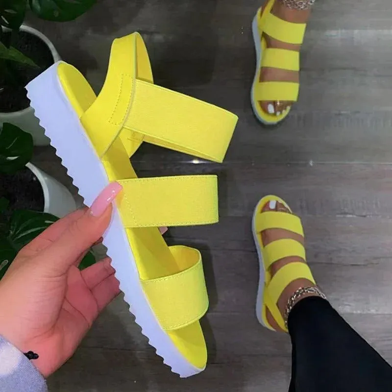 Imogen - Casual Flat Open-Toe Sandals for Women