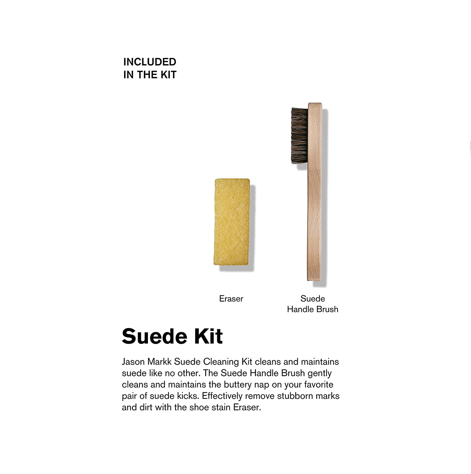 Jason Markk Premium Shoe Cleaner and Suede Cleaning Kit