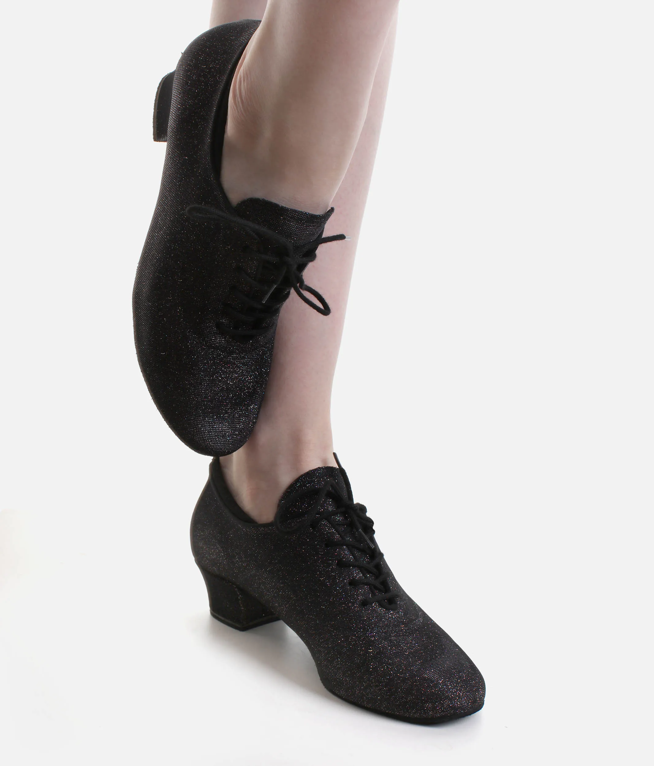 Ladies Practice Dance Shoes 511A - Block Heel, Wide Fit and Breathable Interior