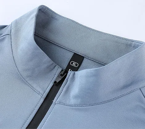Performance Men's Quick-Dry Half-Zip Long-Sleeve Training Shirt