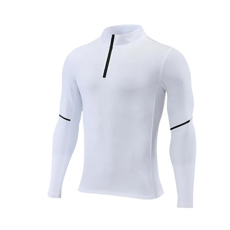 Performance Men's Quick-Dry Half-Zip Long-Sleeve Training Shirt