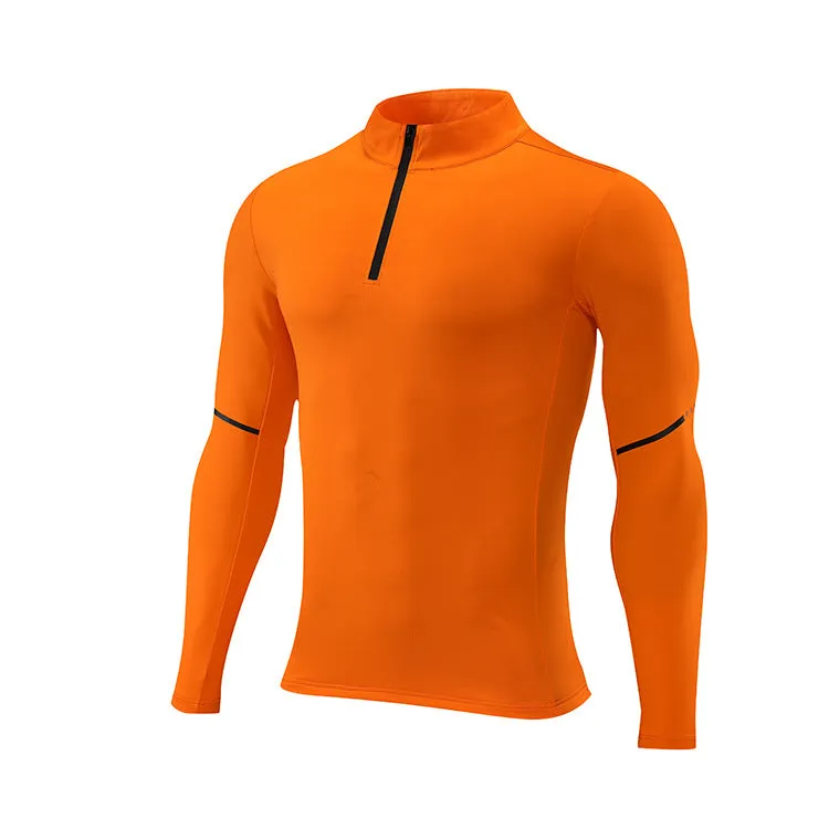 Performance Men's Quick-Dry Half-Zip Long-Sleeve Training Shirt
