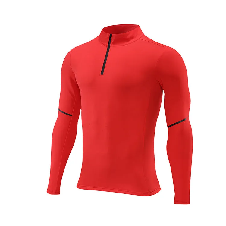 Performance Men's Quick-Dry Half-Zip Long-Sleeve Training Shirt