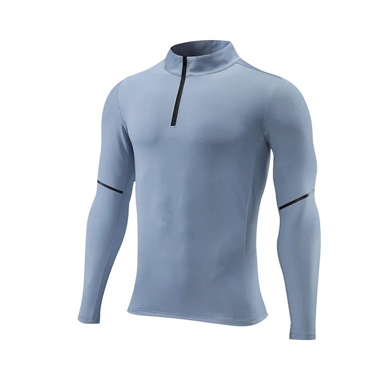 Performance Men's Quick-Dry Half-Zip Long-Sleeve Training Shirt
