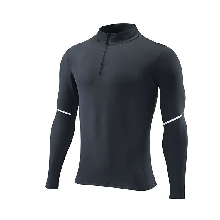 Performance Men's Quick-Dry Half-Zip Long-Sleeve Training Shirt