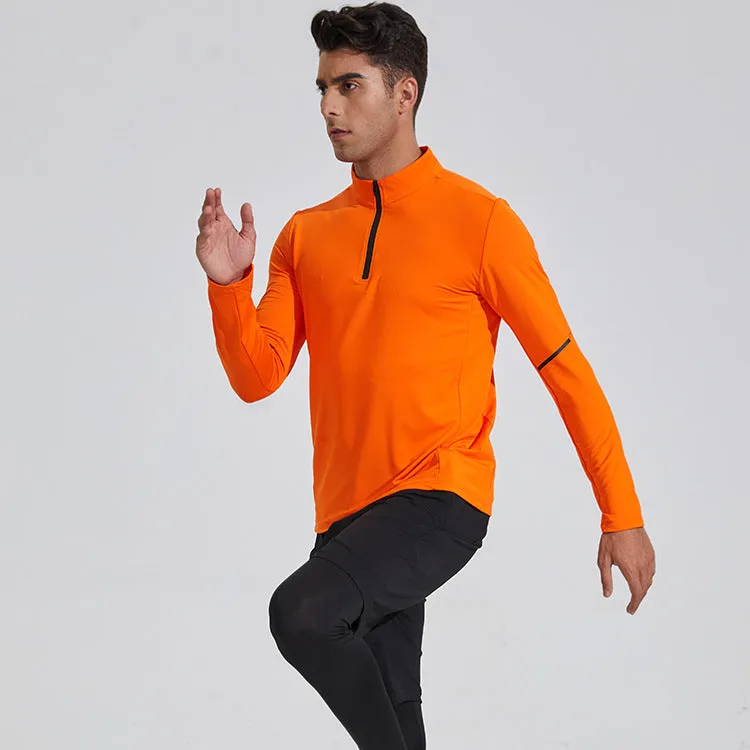 Performance Men's Quick-Dry Half-Zip Long-Sleeve Training Shirt