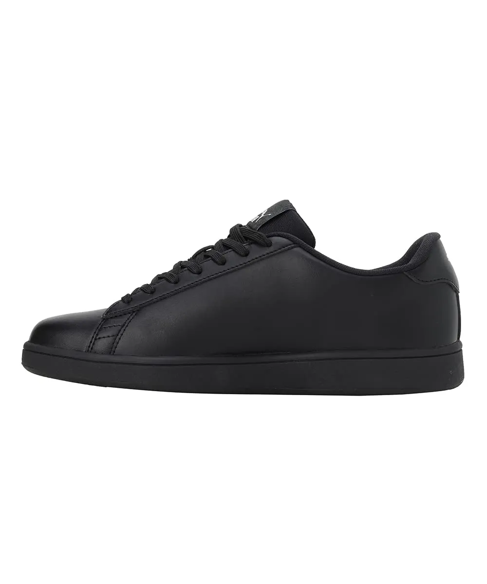 Puma Unisex-Adult Smashic Black-Matte Silver Sneaker