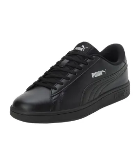 Puma Unisex-Adult Smashic Black-Matte Silver Sneaker