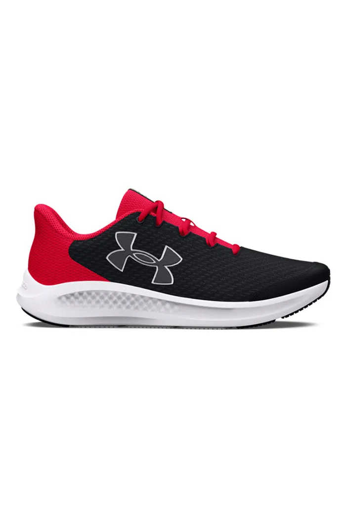 Under Armour Kids Boys' Grade School UA Charged Pursuit 3 Big Logo Running Shoes